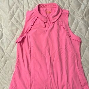 Lilly Pulitzer Luxletic Martina Polo top UPF 50+